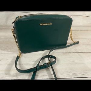 Michael Kors Jet Set East West Crossbody (Green)